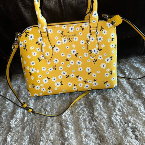 Kate Spade Yellow Floral Crossbody Bag - Picture 3 of 4